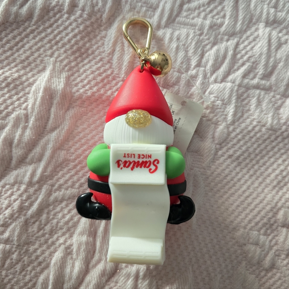 Santa Claus Whistle Hand Sanitizer Holder